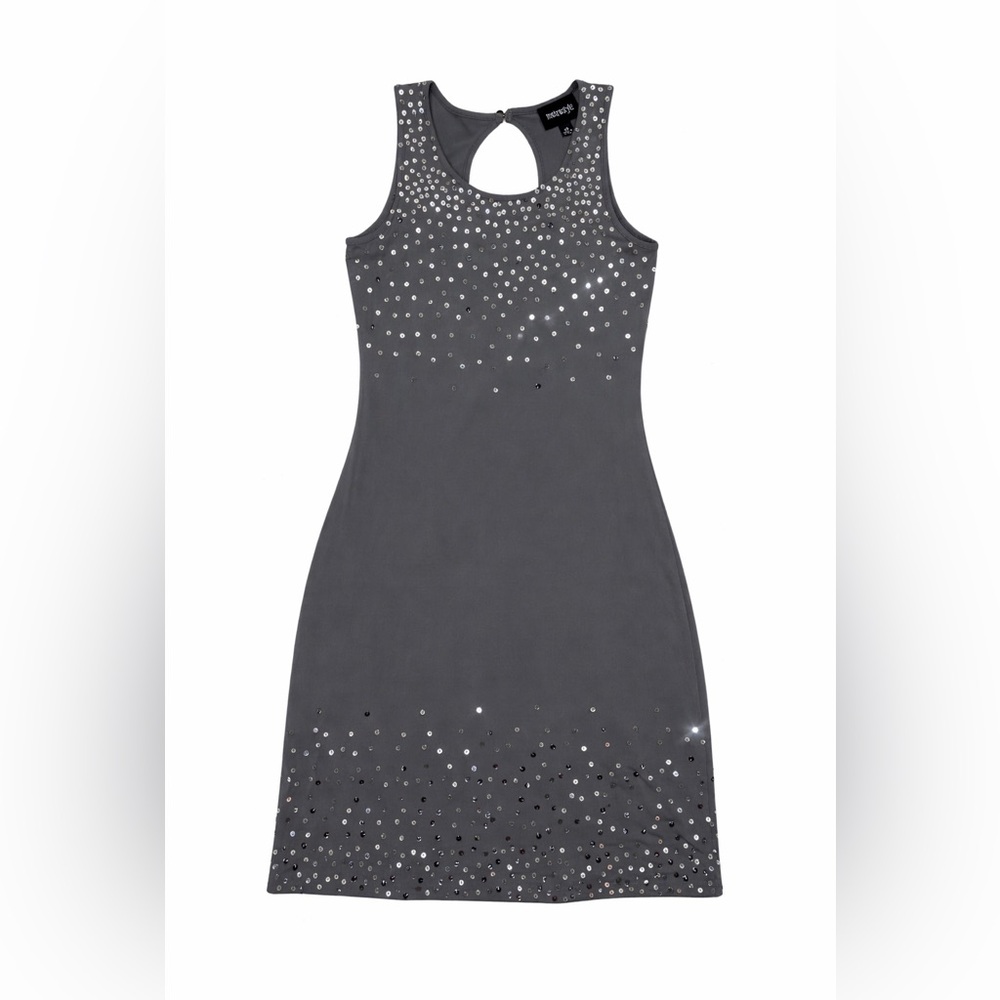 Vintage Grey Sequin Dress